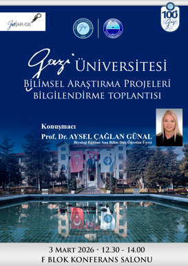 Gazi Üniversitesi Bilimsel Araştırma Projeleri Bilgilendirme Toplantısı