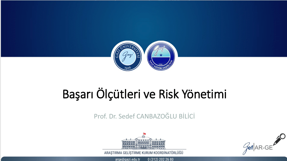 Bölüm 4: Başarı Ölçütleri ve Risk Yönetimi-1