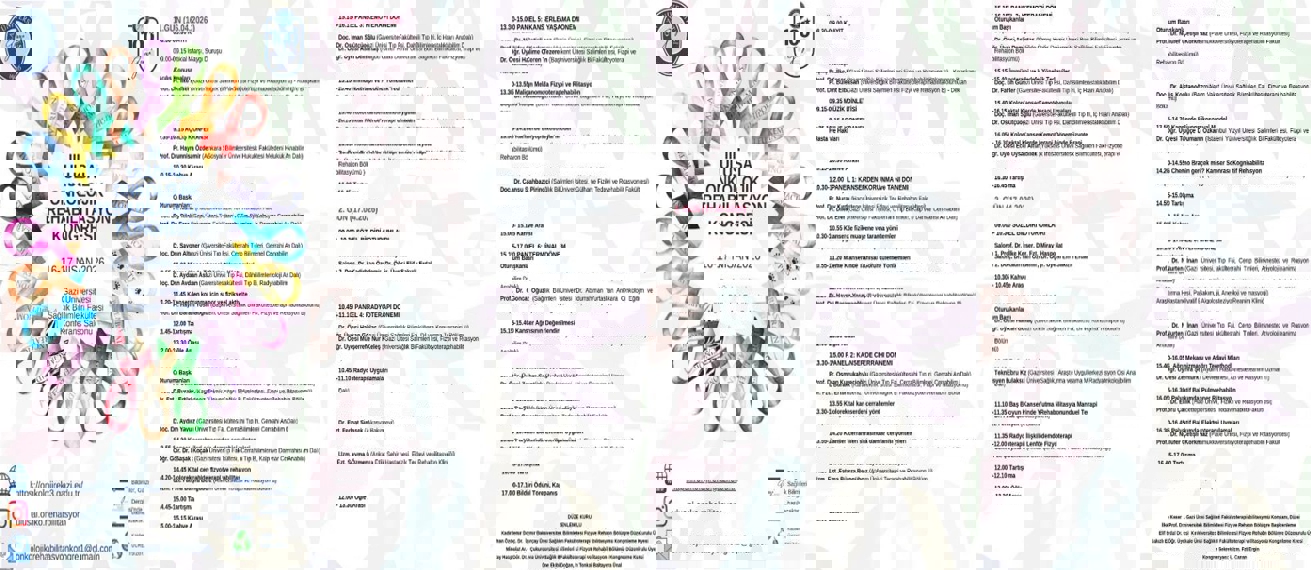 Afiş ve Bilimsel Program