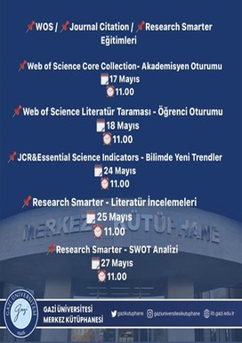 Web of Science/ JCR / Research Smarter Training Webinars