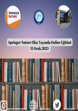 Springer Nature Oku Yayımla Online Eğitimi