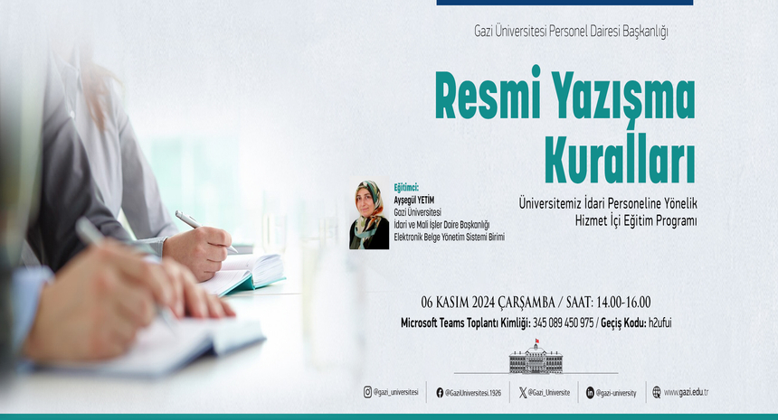 Resmi Yazışma Kuralları