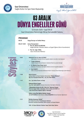 3 Aralık Dünya Engelliler Günü