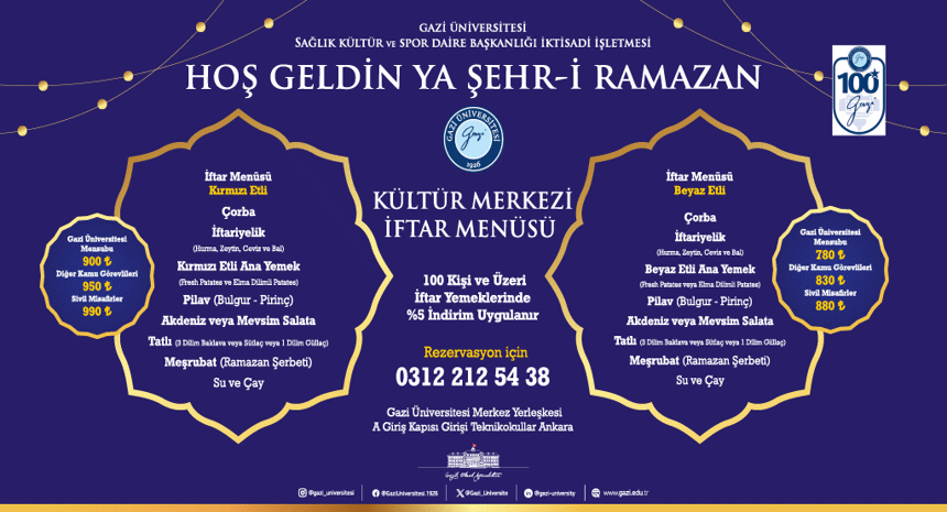 Kültür Merkezi İftar Yemeği Organizasyonu