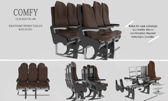 Üniversitemiz Mimarlık Fakültesi Endüstriyel Tasarım Bölümü Economy Class Aircraft Seats Design And Engineering Competition Award Yarışmasında Üç Ödül Birden Aldı