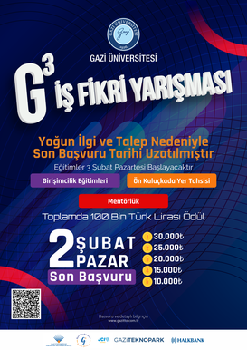 G3 İş Fikri Yarışması Başlıyor