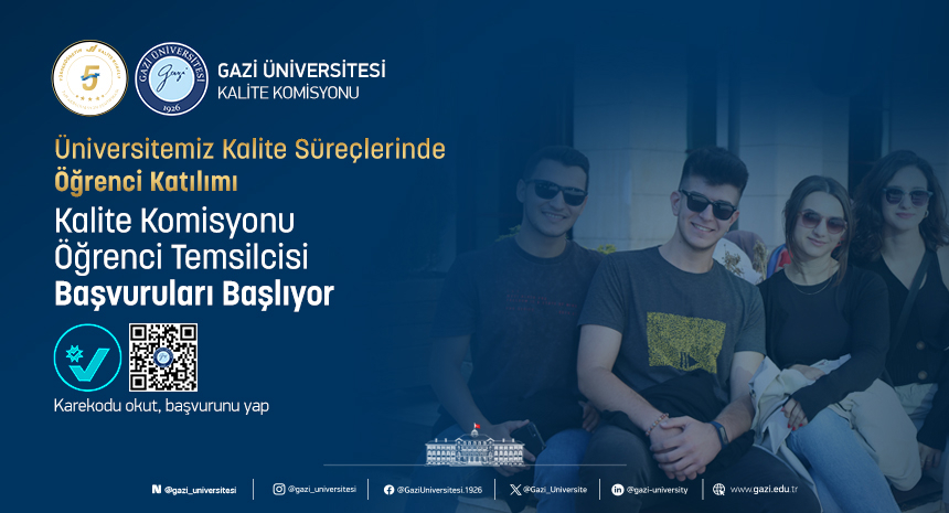 kalite komisyonu öğrenci temsilcisi