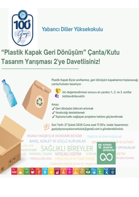 ''Plastik Kapak Geri Dönüşüm'' Çanta/ Kutu Tasarım Yarışması 2