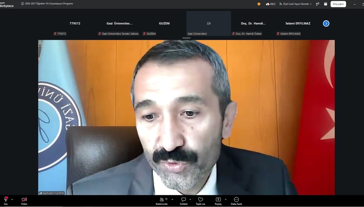 Oryantasyon ve Öğrencilerle Tanışma Toplantısı -1