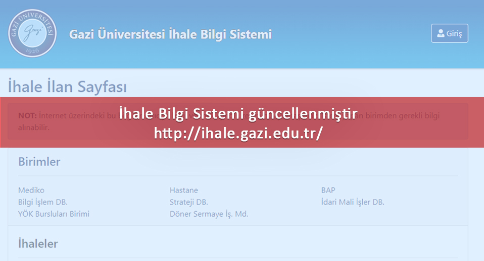 bilgi islem dairesi baskanligi