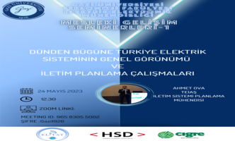 Dünden Bugüne Türkiye'de Elektrik Sistemi Semineri Gerçekleştirildi