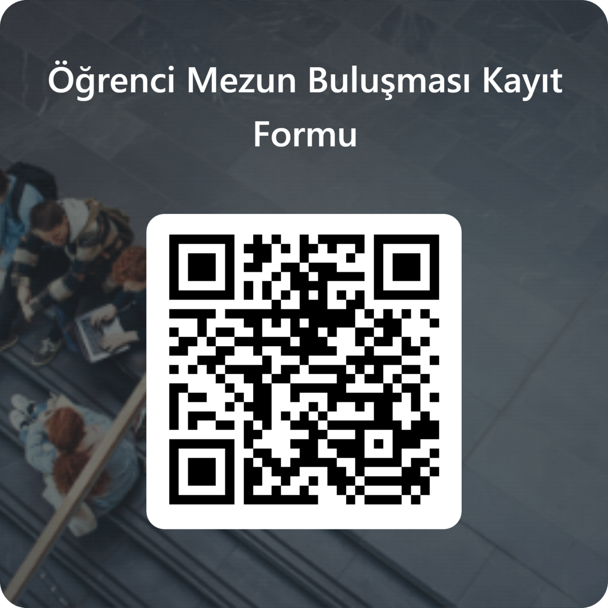 Mezun buluşması etkinliği QR-1