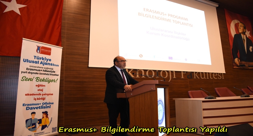 Erasmus+ Bilgilendirme Toplantısı Yapıldı