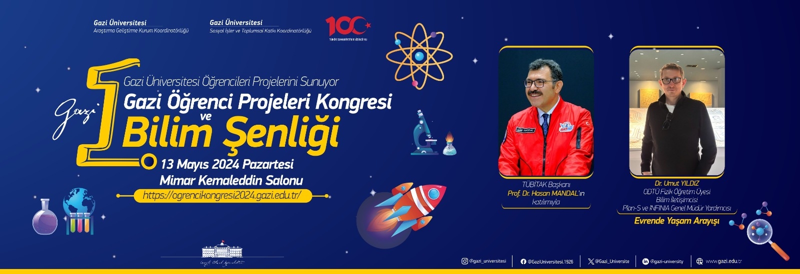 I. Ogrenci Projeleri Kongresi ve Bilim Senligi_Afis-1