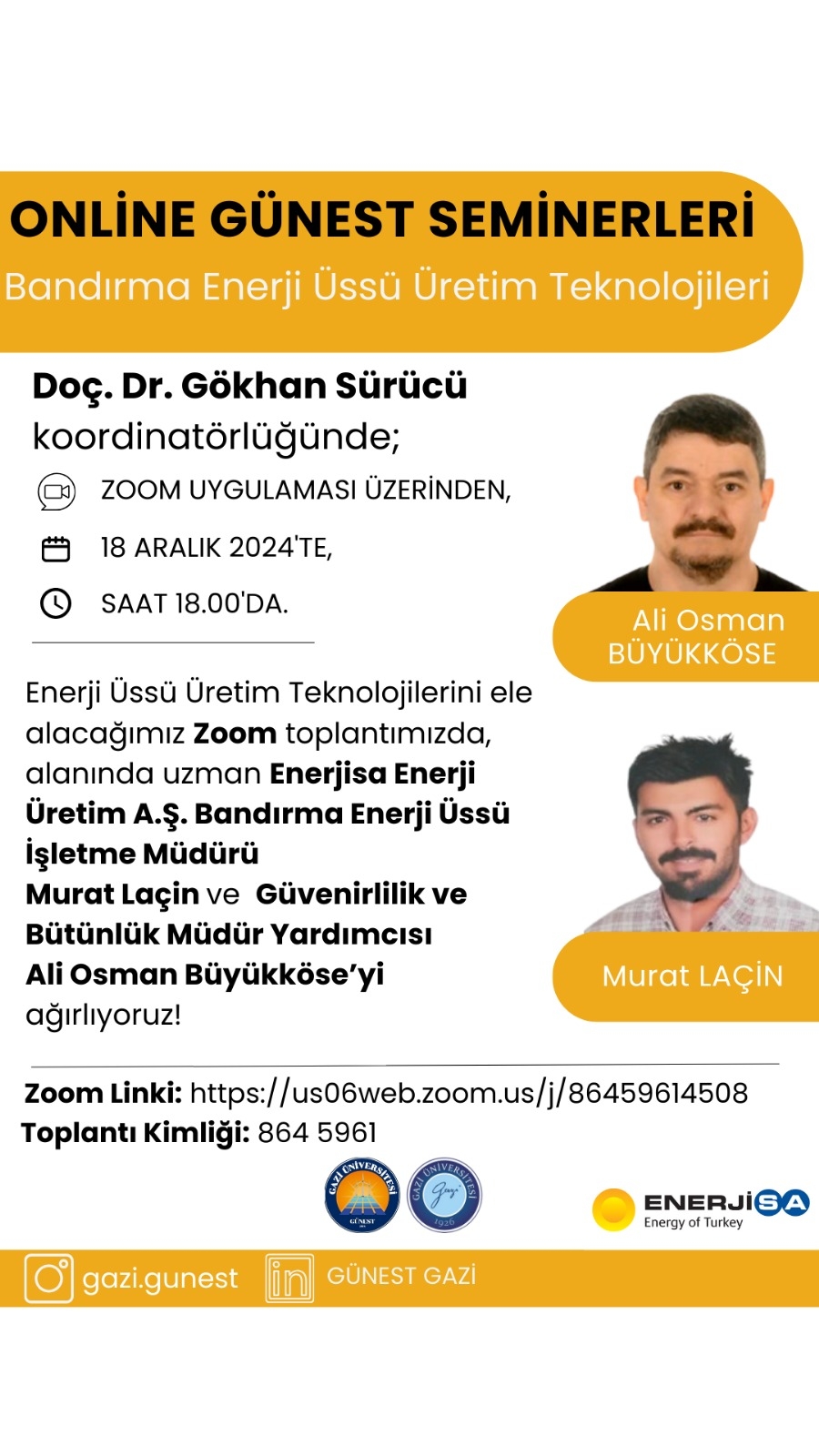 Online GÜNEST Semineri