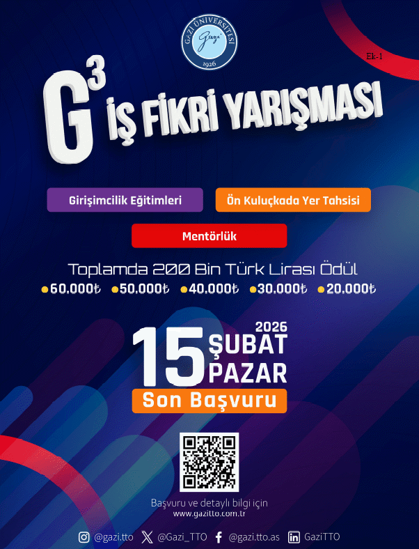 G3 (Gazili Genç Girişimciler) İş Fikri Yarışması-1