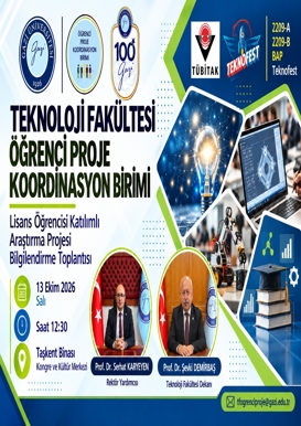 Bitirme Projeleri Bilgilendirme Toplantısı