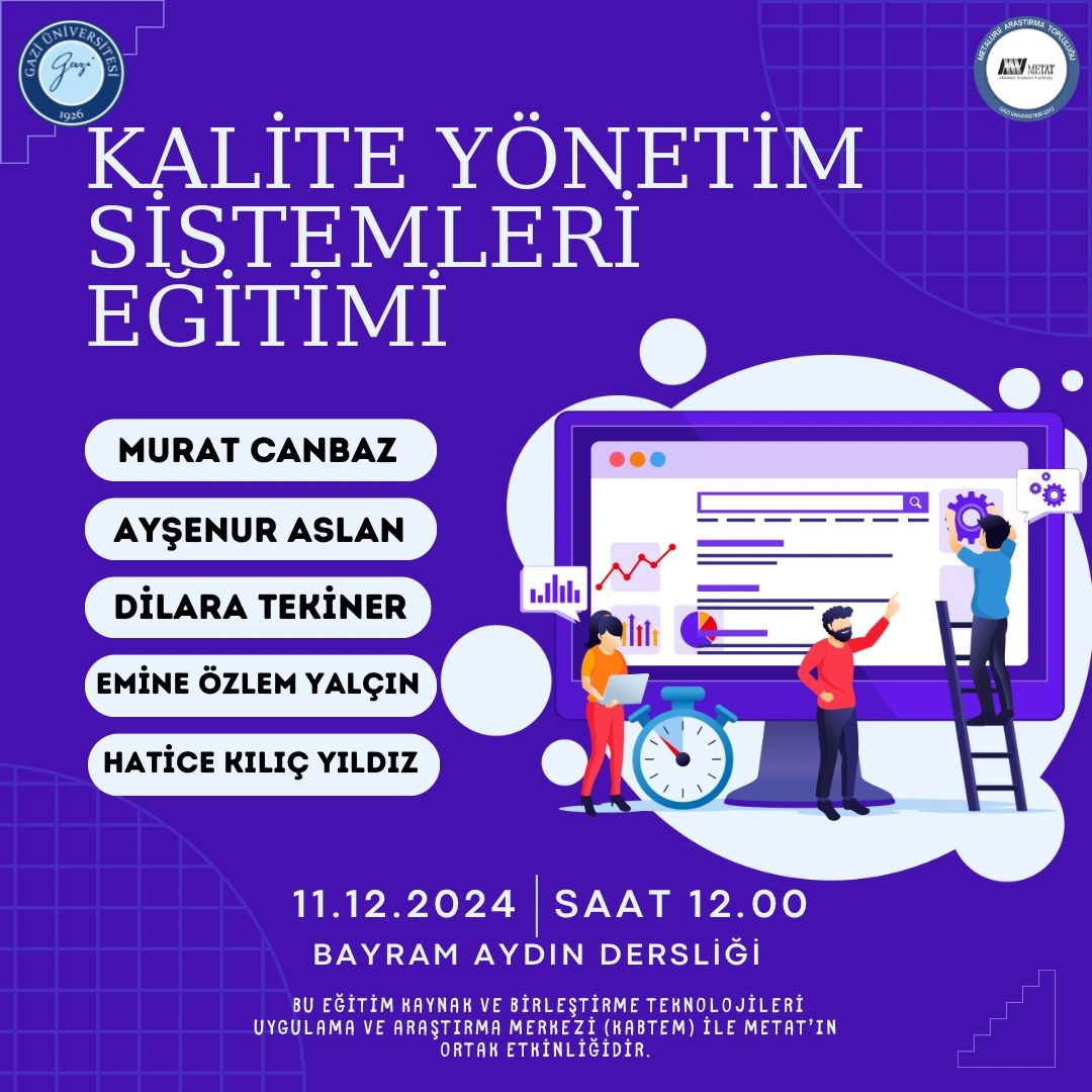 Kalite Yönetim Sistemleri Eğitimi