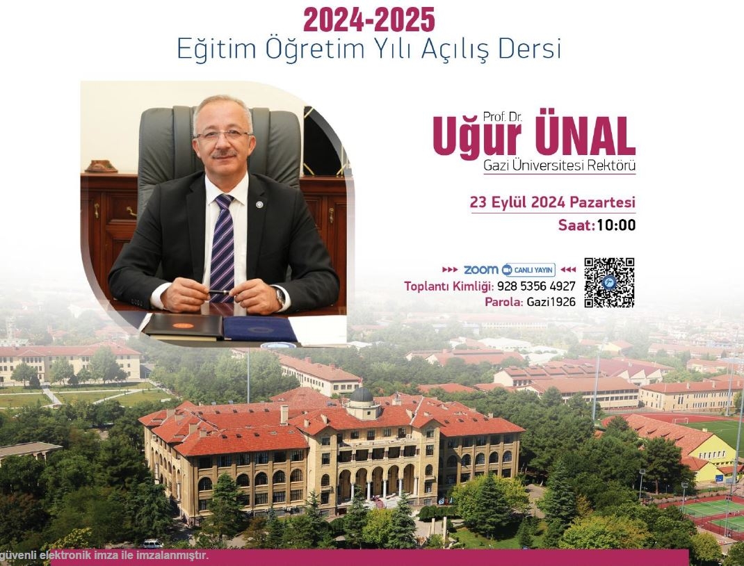 2024-2025 Eğitim Öğretim Yılı Açılış Dersi	-1