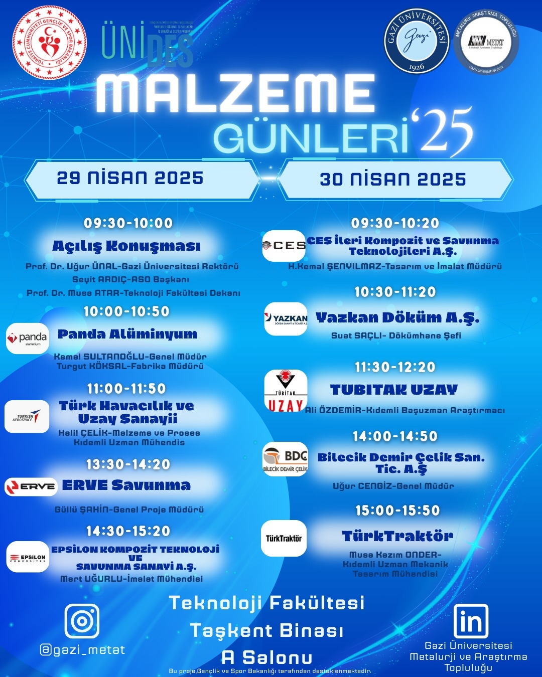 Malzeme günleri '25-1