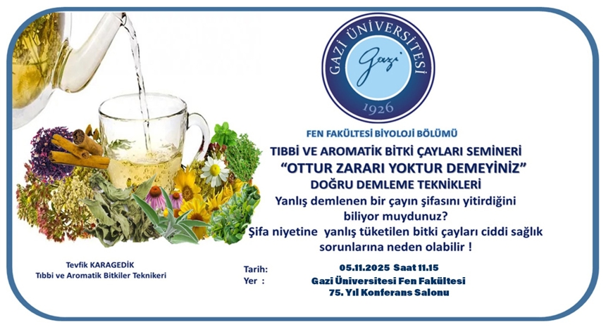 Tıbbi ve Aromatik Bitki Çayları Semineri