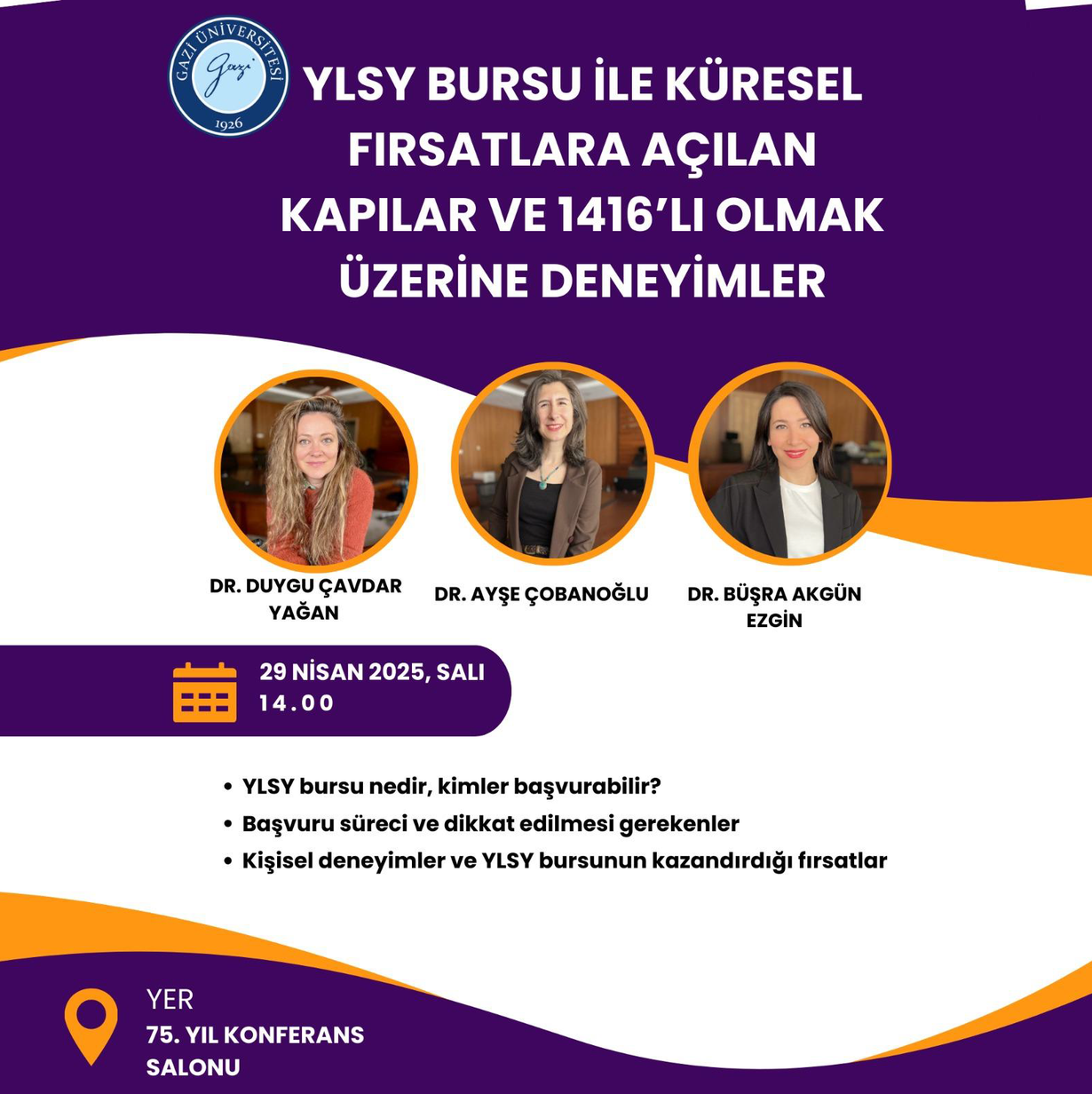 Yurtdışında Lisansüstü Eğitim Fırsatları ve YLSY Bursu-1