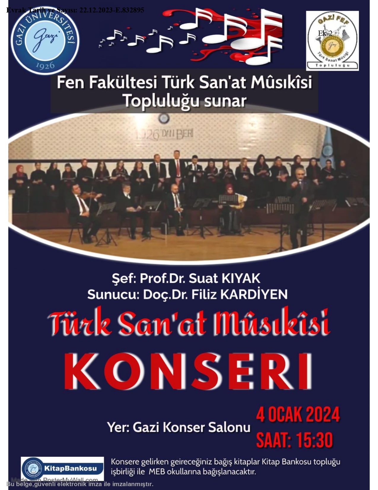 Türk San'at Mûsıkîsi Konseri-1