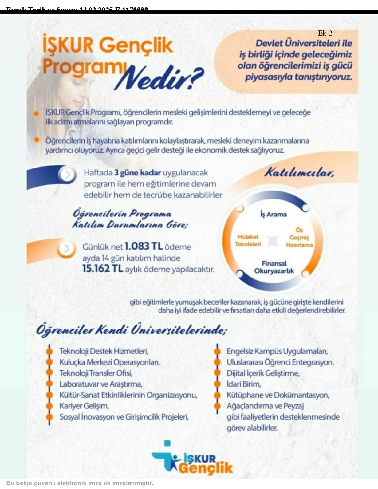 İŞKUR Gençlik Programı-1