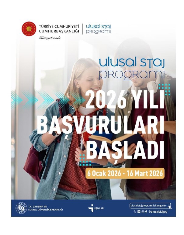 Ulusal Staj Başvuruları Başlıyor!!!-1