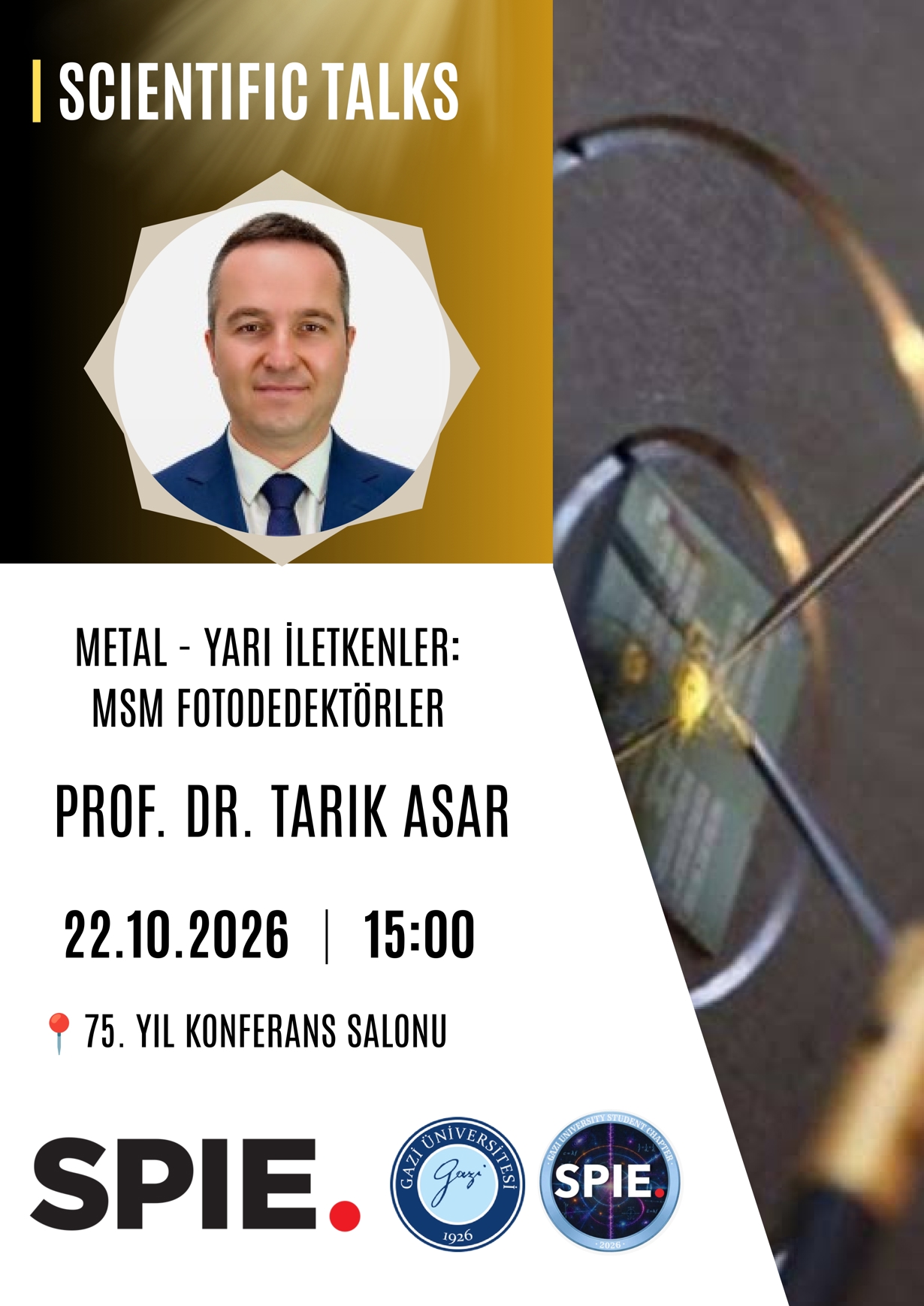 Prof. Dr. Tarık ASAR - Metal - Yarı İletkenler: MSM Fotodedektörler-1