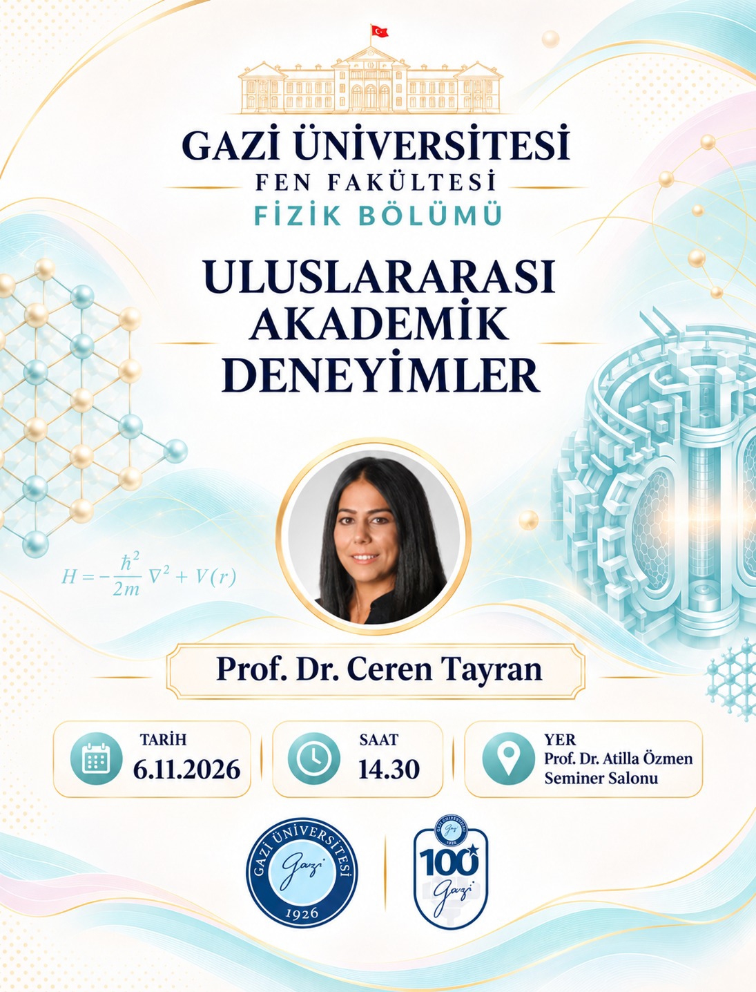Uluslararası Akademik Deneyimler - Prof. Dr. Ceren TAYRAN (Seminer)-1