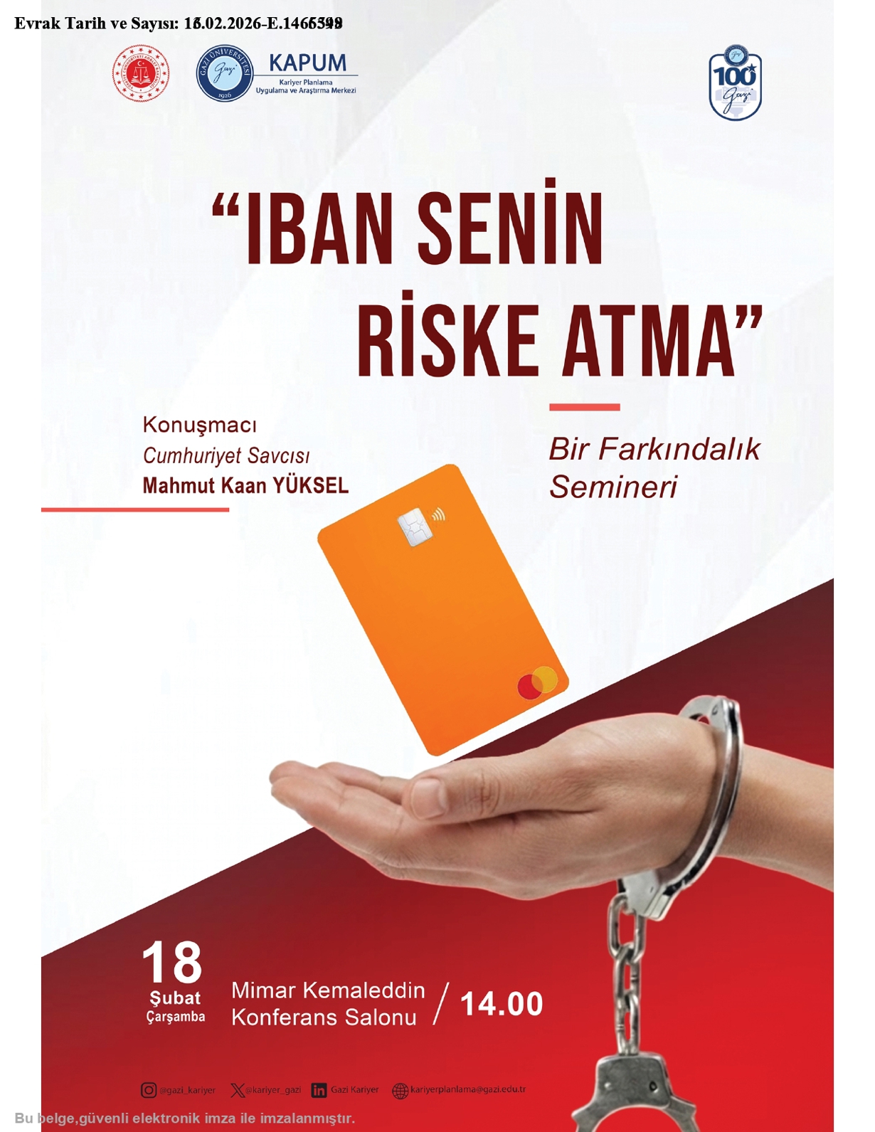Öğrencilere Yönelik IBAN Kiralama Farkındalık Semineri-1