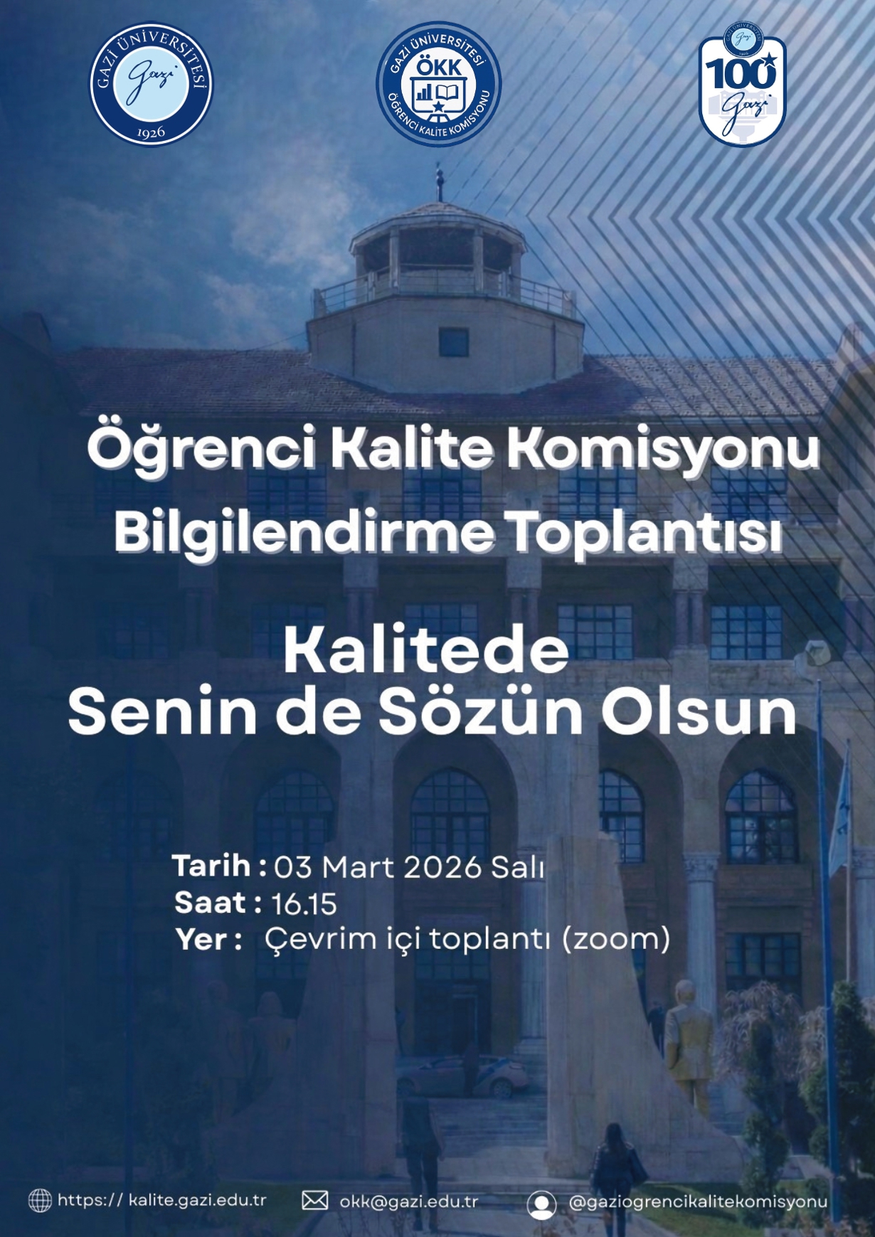 Öğrenci Kalite Komisyonu Bilgilendirme Toplantısı-1