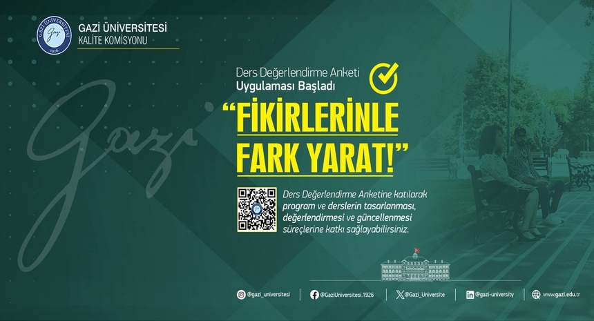 ders değerlendirme anketi