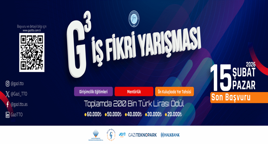 G3 (Gazili Genç Girişimciler) İş Fikri Yarışması