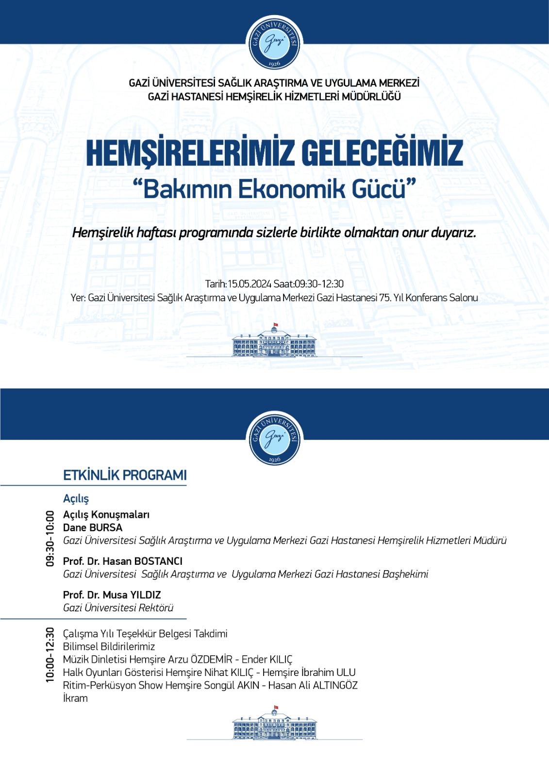 Hemşirelik Haftası  Program 2024 -1