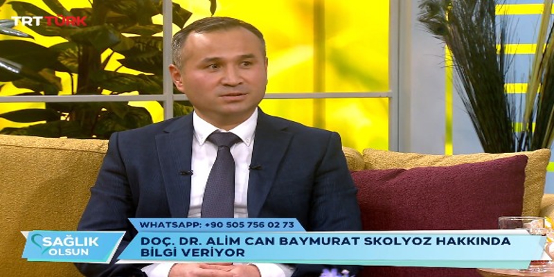  Doç. Dr. Alim Can BAYMURAT TRT  Türk  'Sağlık Olsun'   Programına Konuk Oldu