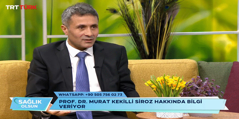 Prof. Dr. Murat Kekili, TRT Türk “Sağlık Olsun” Programına Konuk Oldu