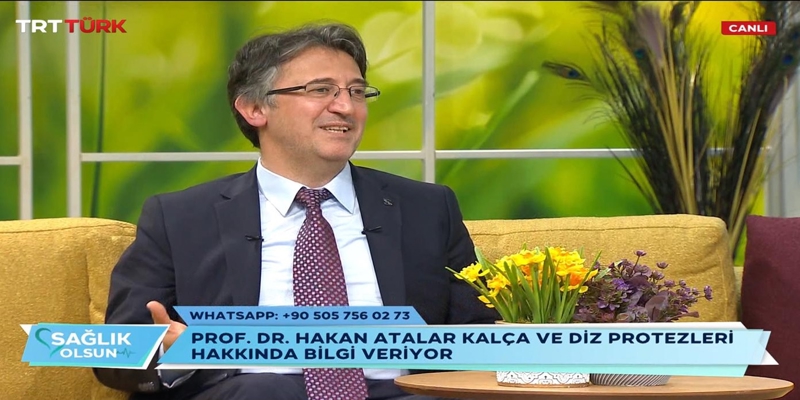Başhekimimiz Prof. Dr. Hakan ATALAR, TRT Türk Ekranlarında Yayınlanan “Sağlık Olsun” Programına Konuk Oldu