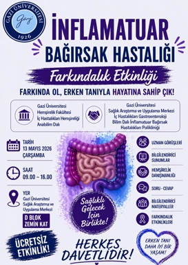 İnflamatuar Bağırsak Hastalığı Farkındalık Etkinliği