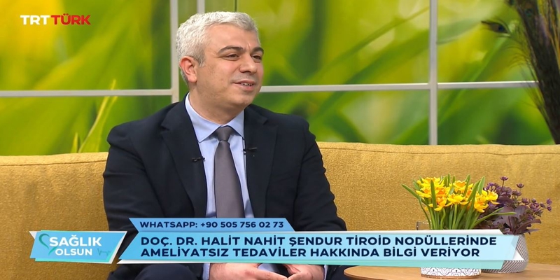Doç. Dr. Halit Nahit ŞENDUR, TRT Türk Ekranlarında Yayınlanan “Sağlık Olsun” Programına Konuk Oldu