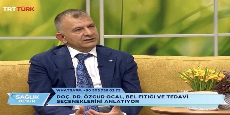 Doç. Dr. Özgür ÖCAL, TRT Türk Ekranlarında Yayınlanan “Sağlık Olsun” Programına Konuk Oldu