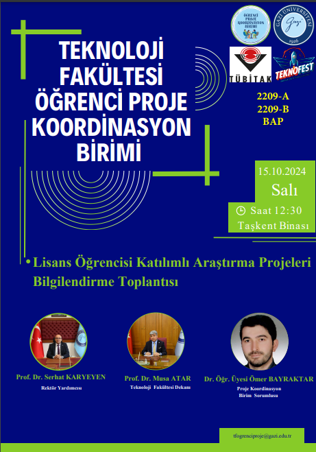 Teknoloji Fakültesi Öğrenci Projeleri -1