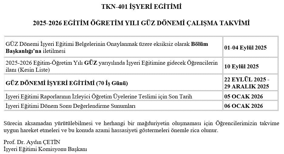 2025-2026 Güz İşyeri Eğitimi Önemli Tarihler-1