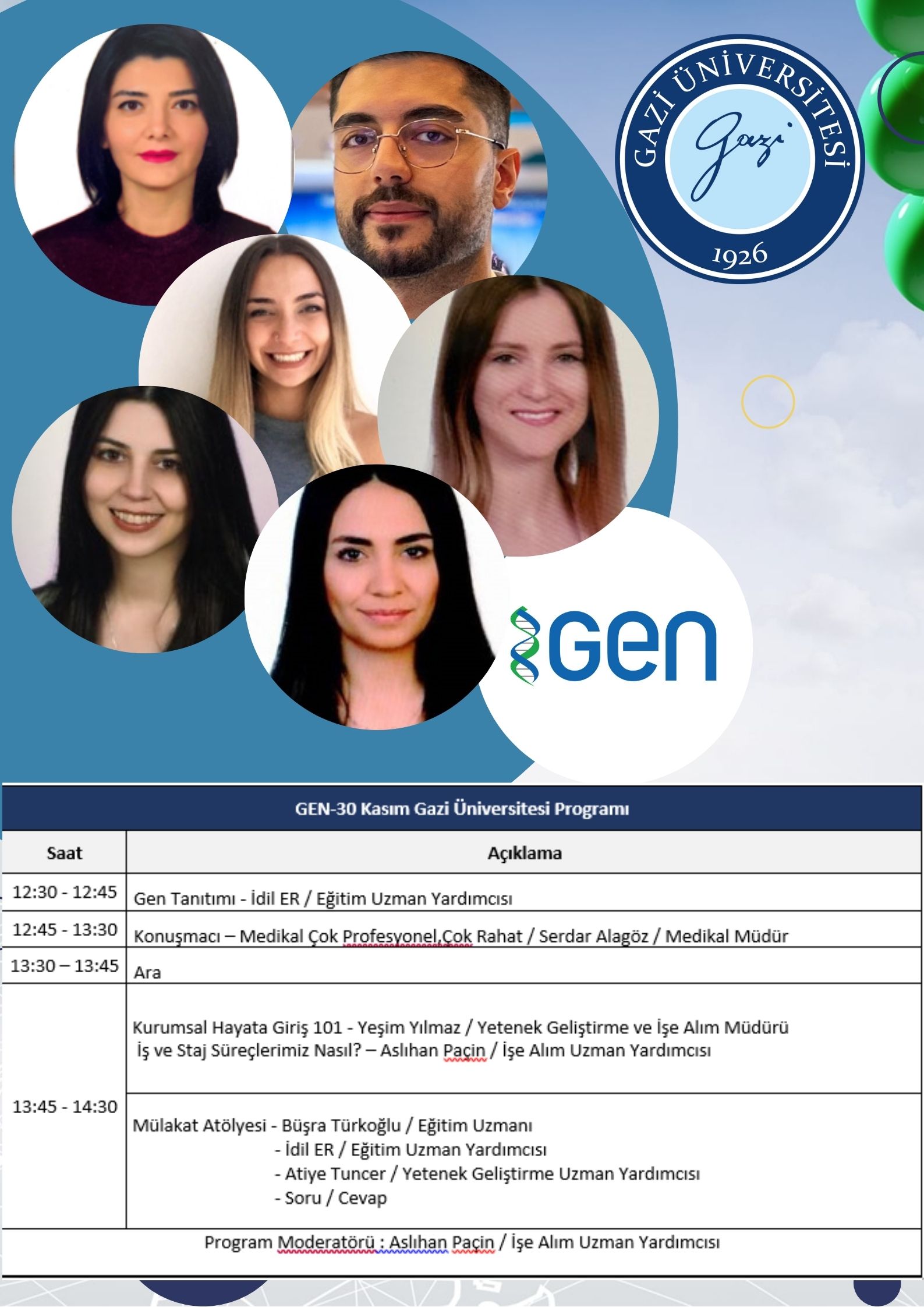 Kurumsal Hayata Giriş 101-GEN 30. Kasım.2022 Etkinlik Afiş 2