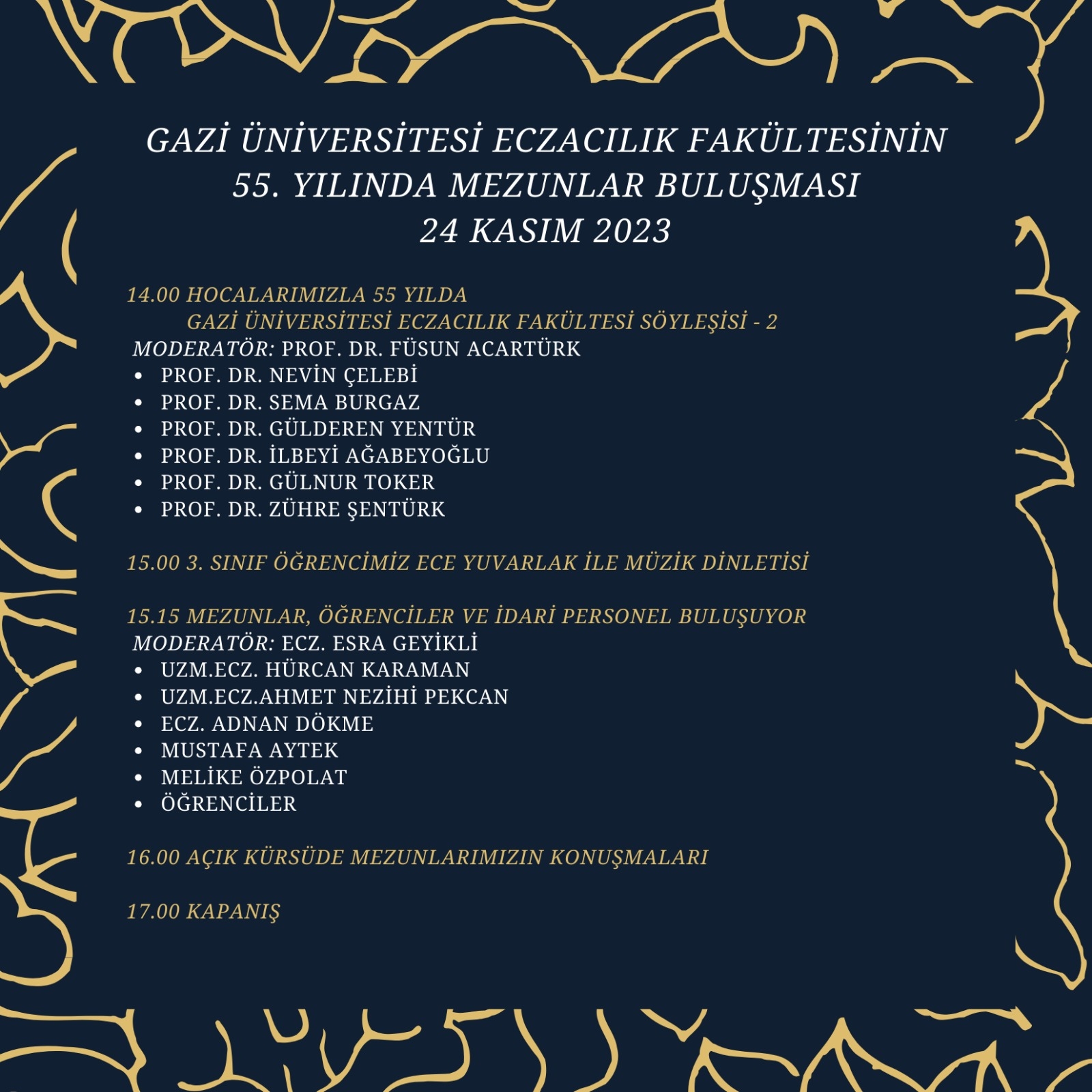 Eczacılık Fakültesinin 55. Yılında Mezunlar Buluşması-1