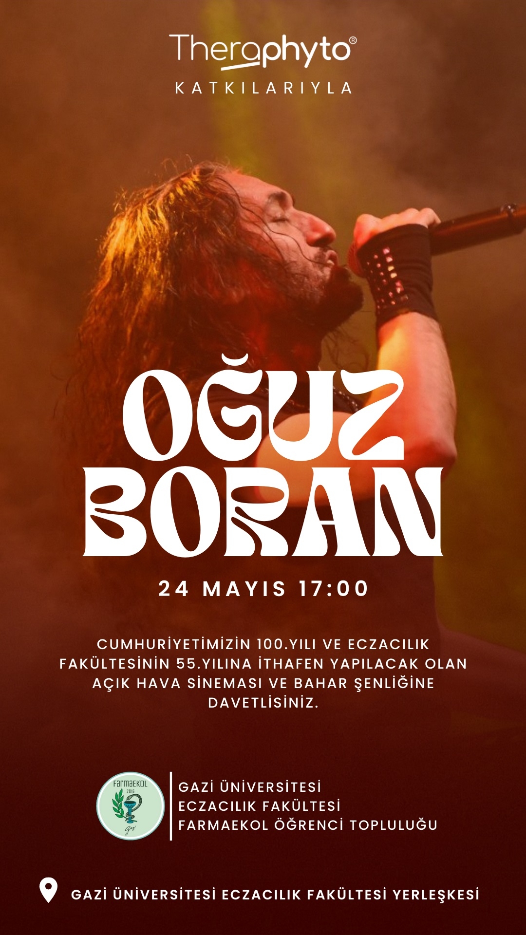 Cumhuriyetimizin 100. Yılı ve Eczacılık Fakültesinin 55. Yılına İthafen Yapılacak Olan Açık Hava Sineması ve Bahar Şenliği-1