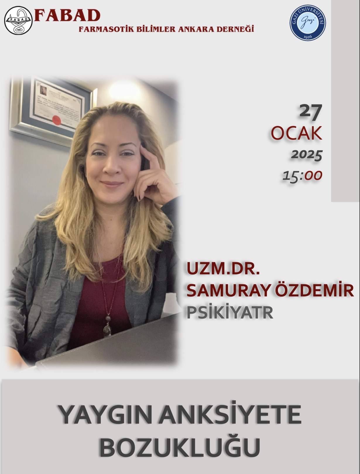 Konferans “Yaygın Anksiyete Bozukluğu”-1