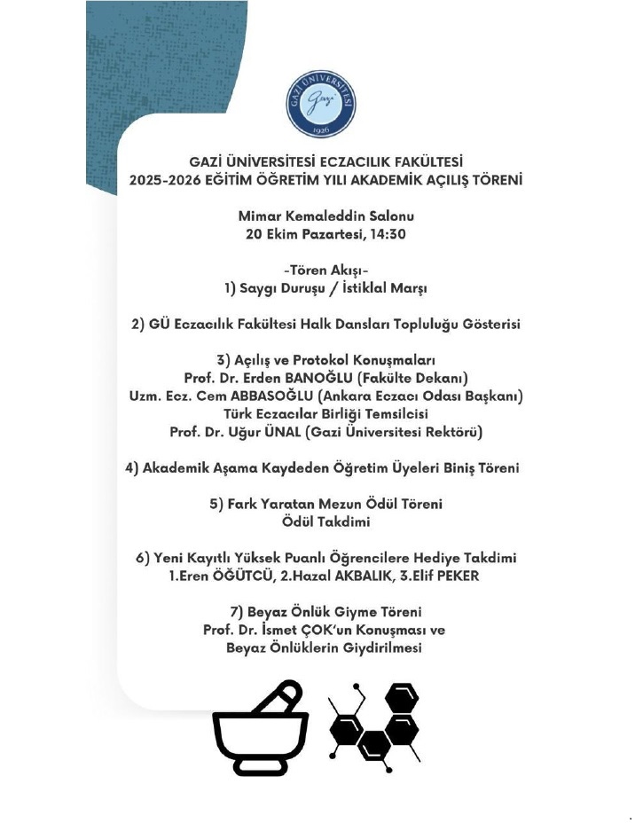25-26 Akademik Yılı Açılış Töreni, Fark Yaratan Mezun Ödül Töreni ve Beyaz Önlük Giyme Töreni-1