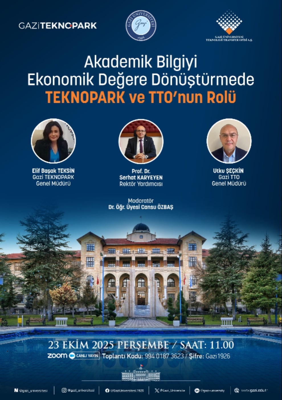 Teknopark ve TTO’nun Akademisyenlere Sağladığı Fırsatlar ve Destekler Konulu Bilgilendirme Toplantısı-1